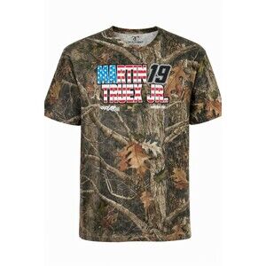 Martin Truex Jr #19 NASCAR Camo T-Shirt Men’s 2XL TrueTimber Racing Tee